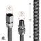 Flextron Gas Line Hose 5/8'' O.D.x12'' Length 3/4" FIPx1/2" MIP Fittings, Stainless Steel Flexible Connector FTGC-SS12-12Q - alternate 2